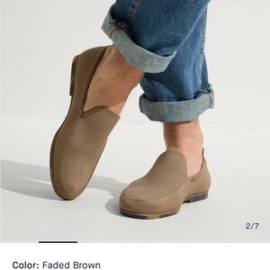 Men's Rothy’s ravello loafer Faded Brown Slip-On Shoes size 9.5